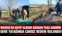 Manisa'da Dere Yatağında Erkek Cesedi Bulundu