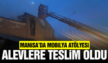 Manisa'da mobilya atölyesinde yangın: Ekipler seferber oldu!