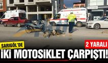 Sarıgöl'de iki motosiklet çarpıştı: 2 yaralı