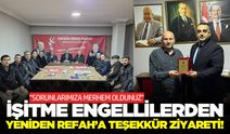 İşitme Engelliler Derneği’nden Başkan Şahin’e ziyaret!