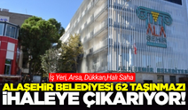 Alaşehir Belediyesinden taşınmaz satış ve kiralama ilanı