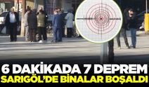 Buldan'da 6 dakika içinde 7 deprem! Sarıgöl halkı sokağa indi