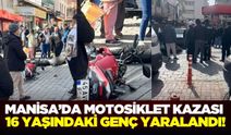Manisa'da motosiklet kazası: 1 yaralı