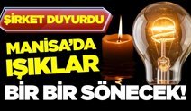 Manisa'da 30 Nisan'da dev kesinti: 6 ilçe karanlığa bürünecek!