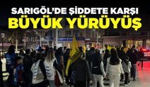 Sarıgöl Sokakları'nda "Eğitimde Şiddete Hayır" sesi yankılandı!