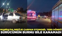 Manisa'da Otomobil Takla Attı: Sürücü Kazadan Yara Almadan Kurtuldu
