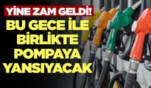 Akaryakıta yeni zam bu gece geliyor! İşte yeni fiyatlar