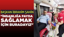 Yeniden Refah teşkilatından toplu kan bağışı