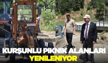 Salihli’de kurşunlu piknik alanı bayrama hazırlanıyor
