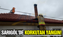 Sarıgöl'de baca yangını paniğe neden oldu!