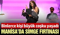 Simge, Manisa’da Gençlik Festivali’ne damga vurdu