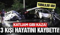 Otoyolda korkunç kaza: 3 kişi hayatını kaybetti!