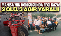Balıkesir'de otomobiller hurdaya döndü: 2 ölü, 3 ağır yaralı