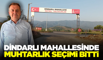 Dindarlı Mahallesinin yeni muhtarı belli oldu