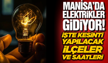 GDZ Elektrik Duyurdu: Manisa'da Birçok İlçede Planlı Kesinti Yapılacak