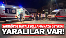 Sarıgöl'de iki motosiklet çarpıştı: Yaralılar var!