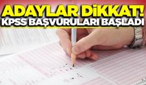 KPSS başvuruları bugün başlıyor! İşte tüm detaylar