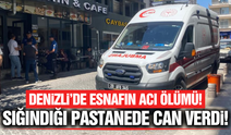 Denizli'de acı olay: Yardım istemek için girdiği pastanede can verdi!