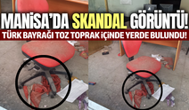 Manisa'da Eski İl Milli Eğitim binasında tepki çeken görüntü