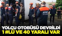Otobüs kazasında 1 kişi hayatını kaybetti! 40 yaralı var