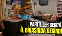 İlksen Özalper destekçileri geceyi parti binasında geçirdi