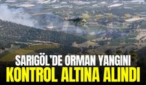 Sarıgöl'de orman yangını kontrol altına alındı