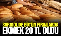 Sarıgöl'de ekmekte yeni dönem: Fırınlarda yeni tarifeye geçti