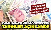 Zamlı maaşların yatacağı tarihler belli oldu! İşte detaylar