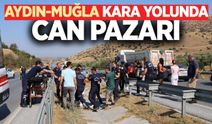 Aydın-Muğla kara yolunda feci kaza: Otomobil tırın altına girdi