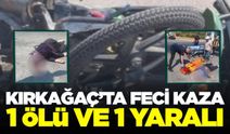 Kırkağaç'ta taksi ile otomobil çarpıştı: 1 ölü, 1 yaralı