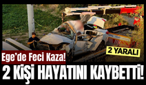 Otomobil şarampole devrildi: 2 ölü, 2 yaralı