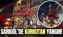 Sarıgöl'de yangın paniği!