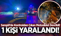 Sarıgöl'de motosiklet kazası: Sürücü yaralandı!