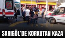 Sarıgöl'de motosikletler çarpıştı