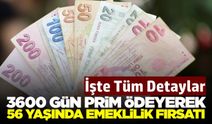 Bu sistem ile 10 yıl prim ödeyerek 56 yaşında emeklilik mümkün