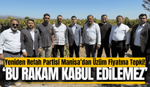 Yeniden Refah Partisi Manisa İl Başkanlığı’ndan üzüm fiyatlarına tepki!