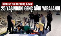 Manisa'da otomobil ile motosiklet çarpıştı: 1 ağır yaralı
