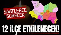 Manisa'da yarın bu saatlere dikkat: 12 ilçe etkilenecek!