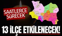 Manisa'da yarın bu saatlere dikkat: 13 ilçe etkilenecek!