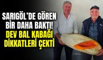 Sarıgöl Cuma Pazarı’nda Dev Bal Kabağı İlgi Odağı Oldu