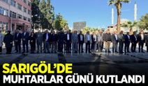 Sarıgöl'de 19 Ekim Muhtarlar Günü törenle kutlandı