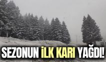 Uludağ'a sezonun ilk karı düştü!