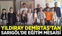 Sarıgöl İlçe Milli Eğitim Müdürü Demirtaş’tan okullara yakın markaj