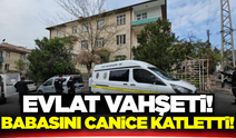 Kan donduran cinayet: Tartıştığı babasının katili oldu!
