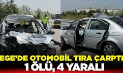 Ege'de feci kaza: 1 ölü, 4 yaralı
