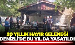 Denizli'de Geleneksel Hayır Buluşması Bu Yıl da Unutulmadı
