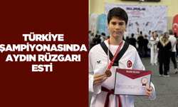 Adana’da düzenlenen Türkiye Taekwondo Yıldızlar Şampiyonası’nda Aydınlı Sporcu Türkiye 3.ncüsü Oldu