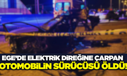 Afyonkarahisar'da otomobil elektrik direğine çarptı: 1 ölü