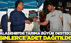 Alaşehir Belediyesi’nden ilçe halkına fidan desteği