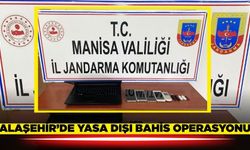 Alaşehir'de yasa dışı bahis operasyonu